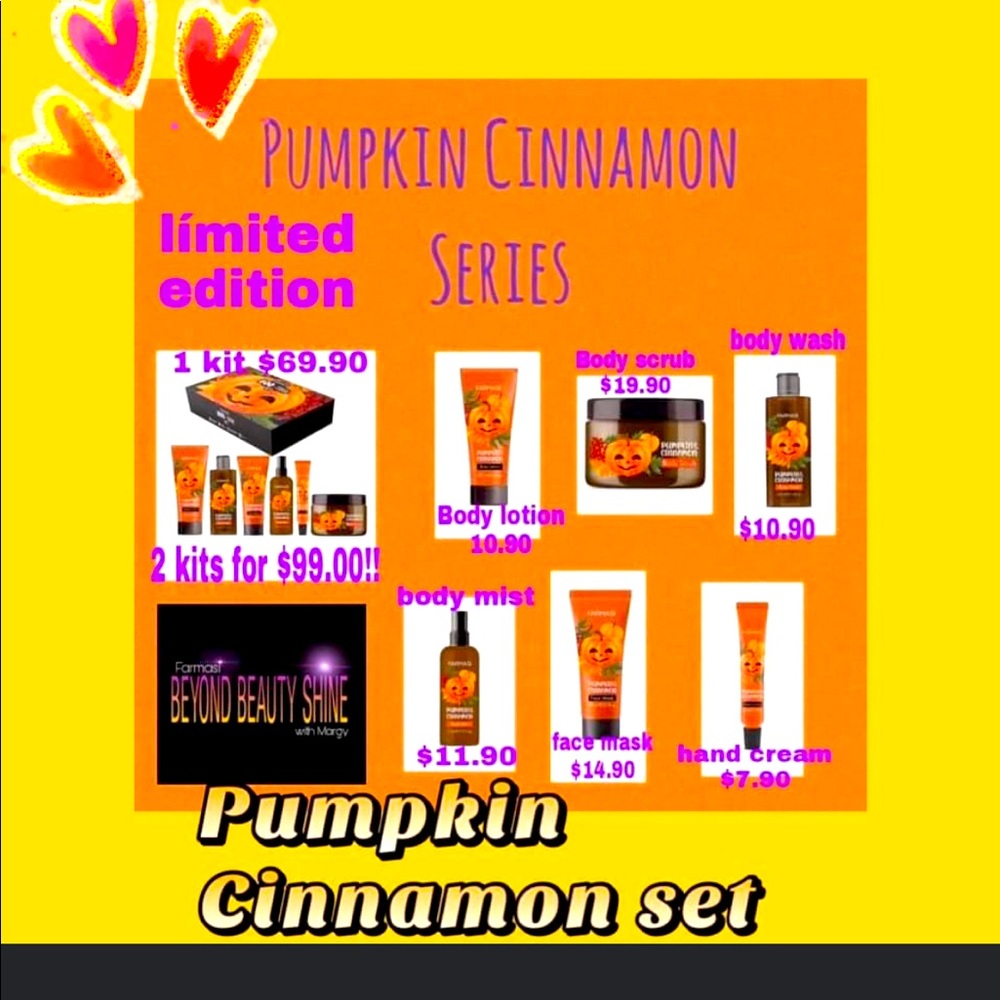 Pumpkin cinnamon set